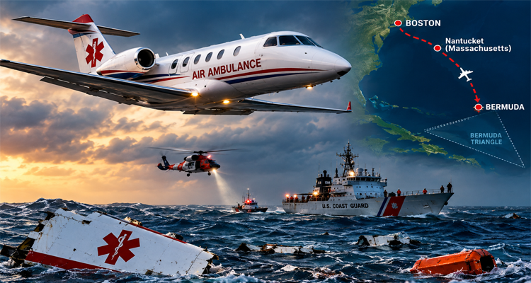 Air Ambulance Disappears Over Atlantic: Debris Found, 6 Missing