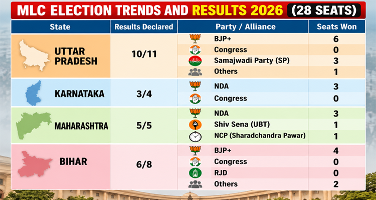4-State MLC Poll Results: BJP Gains, Congress Faces Questions After Ballot-Paper Defeat