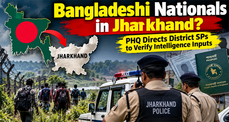 Nine Bangladeshi Nationals Under Police Radar in Jharkhand, District SPs Asked to Investigate